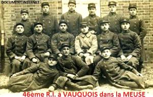 1914-1915 46 EME R.I. VAUQUOIS 1